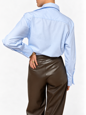 THE VALERIE BLOUSE ICE BLUE 