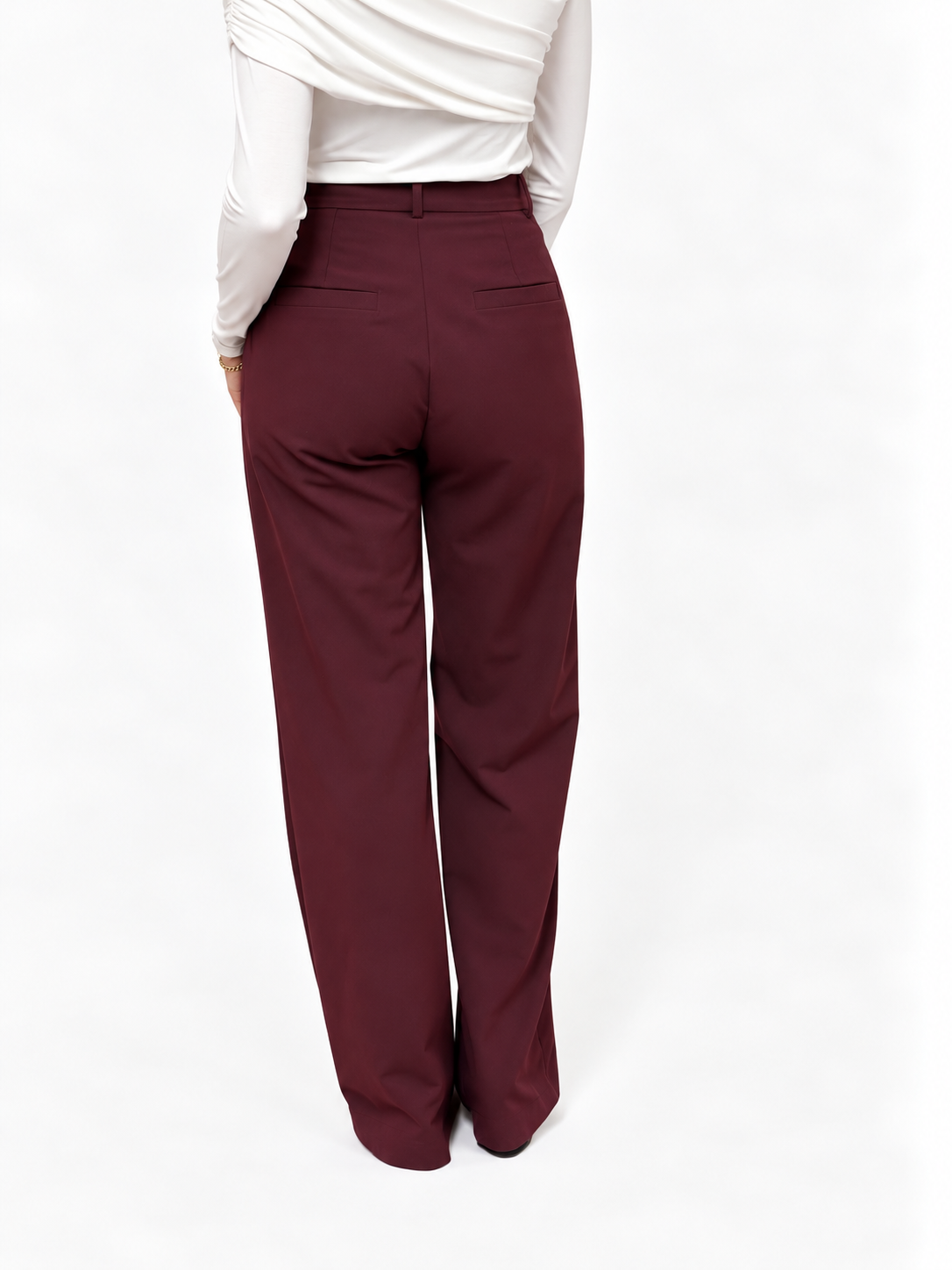 THE ALICE PANTS AUBERGINE 