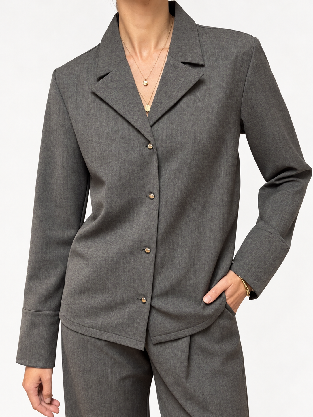 THE SIRA BLOUSE ASH 