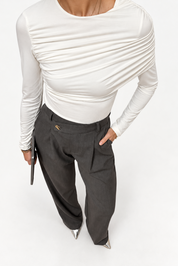 THE RAYA TOP OFF WHITE 