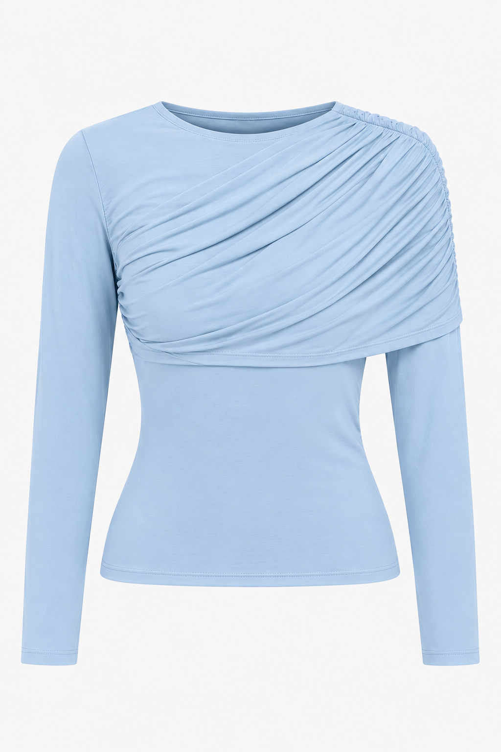 THE RAYA TOP LIGHT BLUE