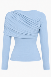 THE RAYA TOP LIGHT BLUE