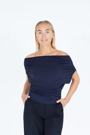 THE BELLA TOP NAVY
