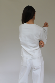 THE CELEST DENIM BLOUSE