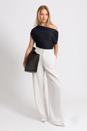 THE BELLA TOP NAVY STRIPE