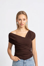 THE FENNA TOP BROWN