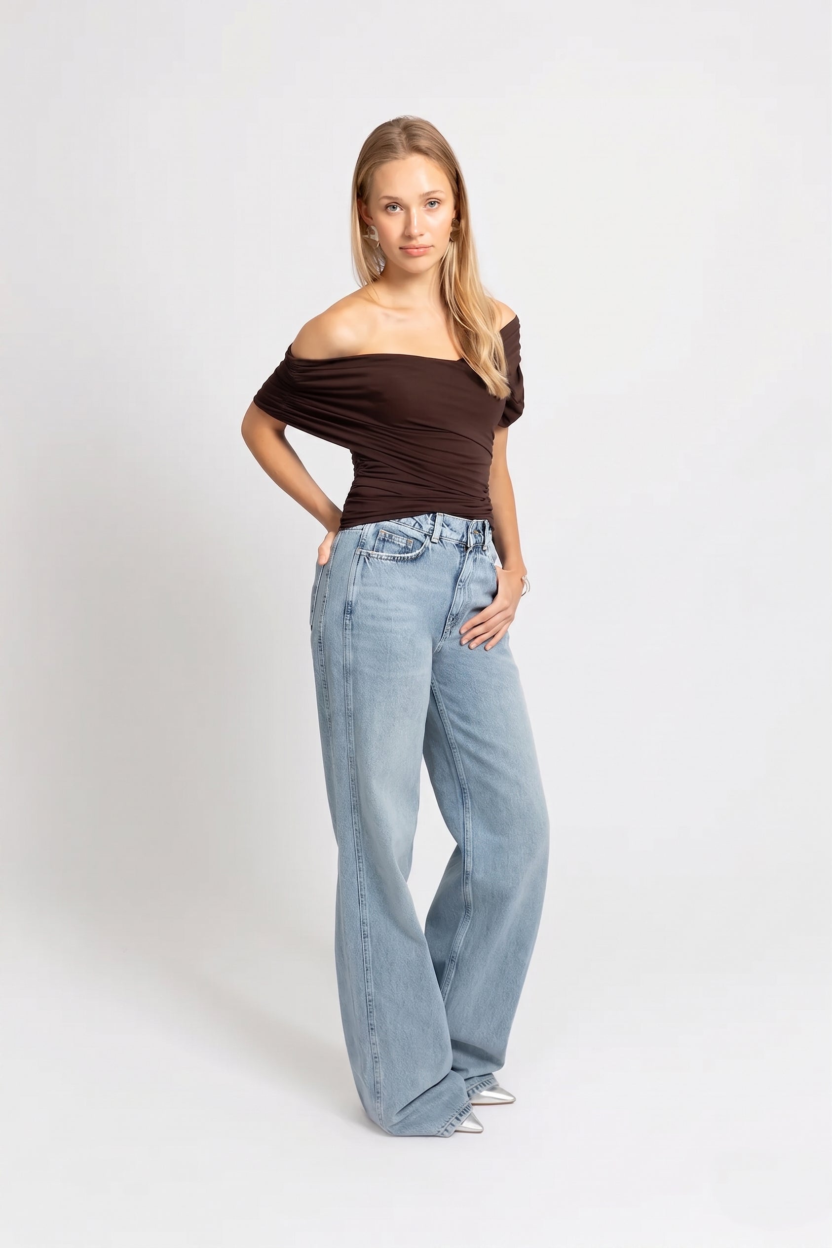 THE FENNA TOP BROWN
