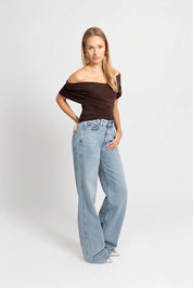 THE FENNA TOP BROWN